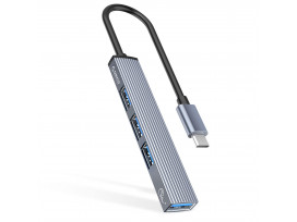 USB-C 转 USB 3.0 集线器 - 四合一  $25